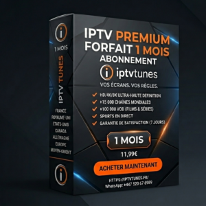 Boîtier premium abonnement iptv 1 mois - iptvtunes